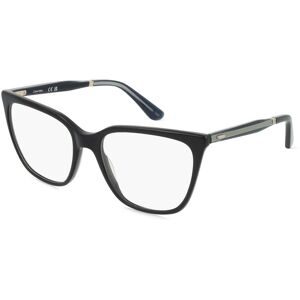 Marchon Germany GmbH Calvin Klein CK23513 Unisex-Brille inkl. Gläser Vollrand Quadratisch Kunststoff-Gestell 54/17/140, Schwarz