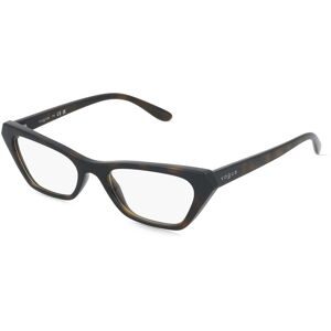 Luxottica Fashion Brillen Vertriebs GmbH Vogue 0VO5670 Damen-Brille inkl. Gläser Vollrand Cat Eye Kunststoff-Gestell 51/18/140, Havanna
