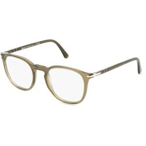 Luxottica Fashion Brillen Vertriebs GmbH Persol PO3318V Unisex-Brille inkl. Gläser Vollrand Panto Acetat-Gestell 51/21/145, Grün