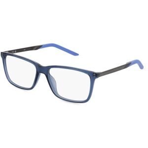 Marchon Germany GmbH Nike 7258 Unisex-Brille inkl. Gläser Vollrand Quadratisch Kunststoff-Gestell 54/15/145, Blau