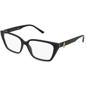 Luxottica Fashion Brillen Vertriebs GmbH Jimmy Choo 0JC3008 Damen-Brille inkl. Gläser Vollrand Cat Eye Acetat-Gestell 55/16/140, Schwarz