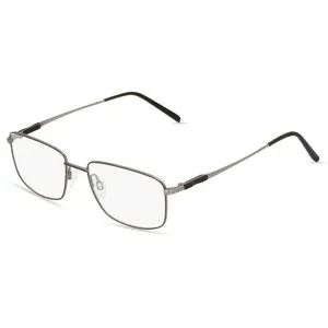 Charmant HongKong Fielmann CHARME 0842 CL Herren-Brille inkl. Gläser Vollrand Quadratisch Titan-Gestell 55/18/145, Grau