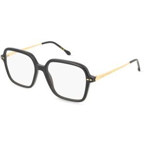 Safilo GmbH Isabel Marant IM0230 Damen-Brille inkl. Gläser Vollrand Geometrisch Acetat-Gestell 53/16/140, Schwarz