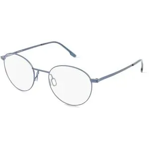 DE RIGO Vision D.A.CH. GmbH Rodenstock R2662 Unisex-Brille inkl. Gläser Vollrand Panto Metall-Gestell 50/20/140, Schwarz