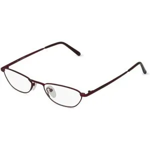 Zhangzhou Agilton Optical Co., Ltd. Fielmann MC 554 CL Damen-Brille inkl. Gläser Vollrand Halb Edelstahl-Gestell 49/19/135, Lila