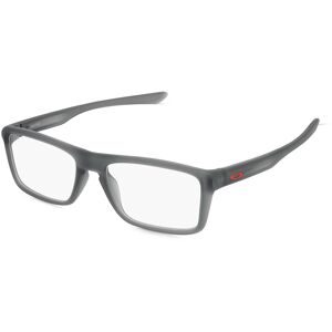 Luxottica Fashion Brillen Vertriebs GmbH Oakley OX8178 RAFTER Herren-Brille inkl. Gläser Vollrand Quadratisch Kunststoff-Gestell 55/18/142, Grau
