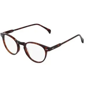 Suncute Industries Co., Ltd. Fielmann MC 600 FA PAUL Unisex-Brille inkl. Gläser Vollrand Panto Acetat-Gestell 49/21/150, Havanna
