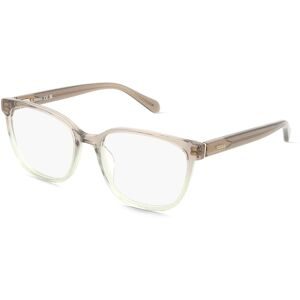 Safilo GmbH Fossil 7200 Damen-Brille inkl. Gläser Vollrand Eckig Acetat-Gestell 53/17/140, Braun