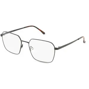 Wenzhou Bada Optical Co. , LTD Fielmann BD 589 FA BERT Herren-Brille inkl. Gläser Vollrand Quadratisch Edelstahl-Gestell 56/19/145, Schwarz