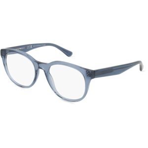 Luxottica Fashion Brillen Vertriebs GmbH Emporio Armani EA3207 Herren-Brille inkl. Gläser Vollrand Panto Acetat-Gestell 51/20/145, Blau