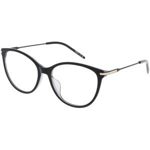 Safilo GmbH Boss 1784/G Damen-Brille inkl. Gläser Vollrand Panto Acetat-Gestell 45/16/140, Schwarz