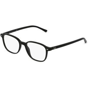 Luxottica Fashion Brillen Vertriebs GmbH Ray-Ban RB 5393 LEONARD Herren-Brille inkl. Gläser Vollrand Quadratisch Kunststoff-Gestell 49/17/145, Schwarz