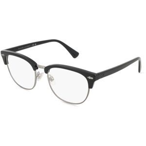Luxottica Fashion Brillen Vertriebs GmbH Polo Ralph Lauren 0PH2277 Herren-Brille inkl. Gläser Vollrand Quadratisch Acetat-Gestell 54/20/145, Schwarz