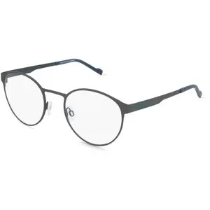 Eschenbach Optik GmbH Titanflex 822021 Herren-Brille inkl. Gläser Vollrand Panto Metall-Gestell 52/22/145, Grau
