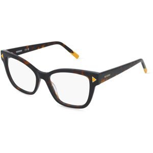 Safilo GmbH Missoni MIS 0238 Damen-Brille inkl. Gläser Vollrand Panto Acetat-Gestell 52/17/140, Havanna