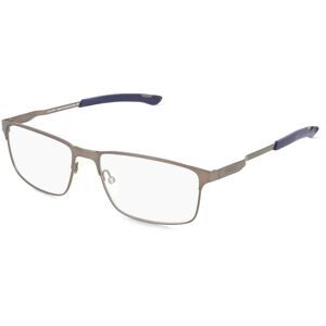 Safilo GmbH Smith CASCADE Unisex-Brille inkl. Gläser Vollrand Quadratisch Edelstahl-Gestell 58/17/145, Silber