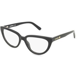 Safilo GmbH Love Moschino MOL667 Damen-Brille inkl. Gläser Vollrand Cat Eye Acetat-Gestell 54/17/140, Schwarz