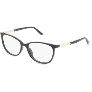 Marchon Germany GmbH Calvin Klein CK25512 Unisex-Brille inkl. Gläser Vollrand Cat Eye Kunststoff-Gestell 54/16/145, Schwarz