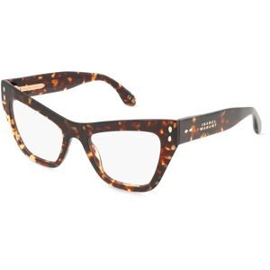 Safilo GmbH Isabel Marant IM 0176 Damen-Brille inkl. Gläser Vollrand Cat Eye Acetat-Gestell 51/19/145, Havanna
