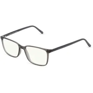 NEWAY Killine (Macao Commercial Offshore) Lt Fielmann JIL 006 BL Herren-Blaulichtfilterbrille ohne Sehstärke Vollrand Quadratisch Propionat-Gestell, Grau