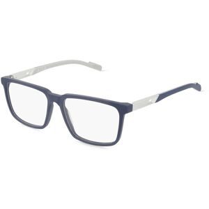 Marcolin Deutschland GmbH Adidas SP5039 Unisex-Brille inkl. Gläser Vollrand Quadratisch Kunststoff-Gestell 53/15/145, Blau