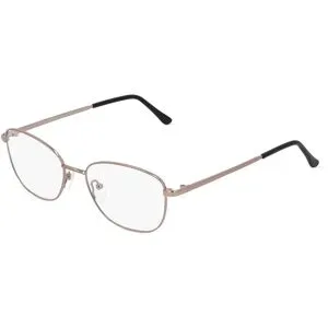 Zhangzhou Agilton Optical Co., Ltd. Fielmann MC 604 CL Damen-Brille inkl. Gläser Vollrand Quadratisch Edelstahl-Gestell 53/17/135, Gold