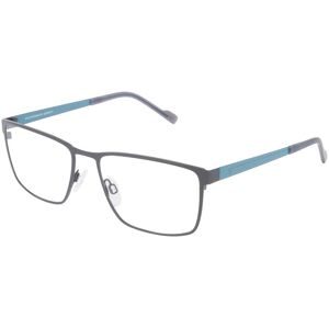 Eschenbach Optik GmbH Titanflex 820968 Herren-Brille inkl. Gläser Vollrand Quadratisch Titan-Gestell 55/17/140, Grau
