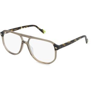 DE RIGO Vision D.A.CH. GmbH Sting VST544 Herren-Brille inkl. Gläser Vollrand Pilot Kunststoff-Gestell 58/15/145, Beige