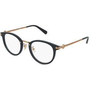 Luxottica Fashion Brillen Vertriebs GmbH Coach 0HC5133D Damen-Brille inkl. Gläser Vollrand Rund Metall-Gestell 49/23/145, Schwarz