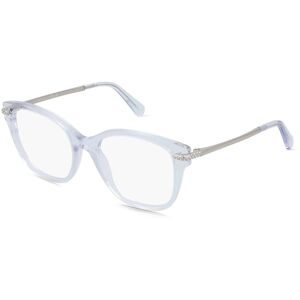 Luxottica Fashion Brillen Vertriebs GmbH Swarovski 0SK2044 Damen-Brille inkl. Gläser Vollrand Quadratisch Acetat-Gestell 51/19/135, Weiß