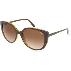 Luxottica Fashion Brillen Vertriebs GmbH Vogue VO5623S Damen-Sonnenbrille Vollrand Butterfly Kunststoff-Gestell, Havanna