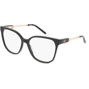 DE RIGO Vision D.A.CH. GmbH Escada ESCVESD27 Unisex-Brille inkl. Gläser Vollrand Quadratisch Kunststoff-Gestell 55/15/135, Schwarz