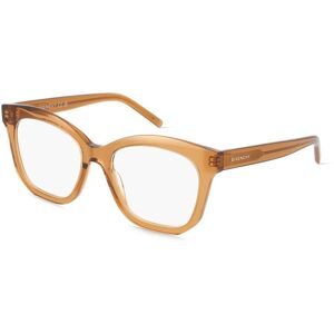 Thélios Givenchy GV50069I Damen-Brille inkl. Gläser Vollrand Geometrisch Acetat-Gestell 53/18/145, Braun