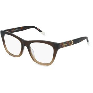 Safilo GmbH Missoni MIS 0217/G Damen-Brille inkl. Gläser Vollrand Eckig Acetat-Gestell 52/18/145, Braun