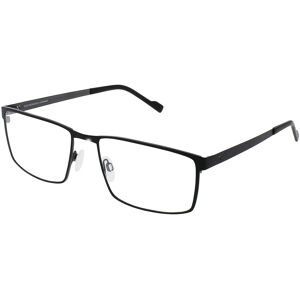 Eschenbach Optik GmbH Eschenbach 820944 Herren-Brille inkl. Gläser Vollrand Quadratisch Titan-Gestell 60/19/150, Schwarz