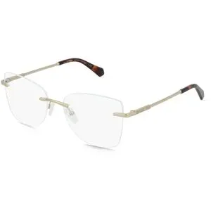 Luxottica Fashion Brillen Vertriebs GmbH Michael Kors MK3099 NAGS HEAD Damen-Brille inkl. Gläser Randlos Quadratisch Metall-Gestell 53/17/140, Gold