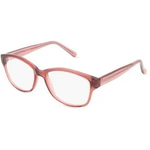 Zhangzhou Agilton Optical Co., Ltd. Fielmann MC 613 CL Damen-Brille inkl. Gläser Vollrand Butterfly Propionat-Gestell 52/16/135, Pink