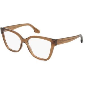 Marchon Germany GmbH Victoria Beckham VB2652 Unisex-Brille inkl. Gläser Vollrand Quadratisch Kunststoff-Gestell 55/16/140, Braun