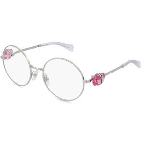 Luxottica Fashion Brillen Vertriebs GmbH Swarovski SK1001 Damen-Brille inkl. Gläser Vollrand Rund Metall-Gestell 53/20/130, Silber