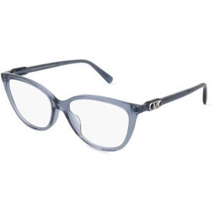 Luxottica Fashion Brillen Vertriebs GmbH Michael Kors MK4109U WESTMINSTER Damen-Brille inkl. Gläser Vollrand Cat Eye Acetat-Gestell 54/16/140, Blau