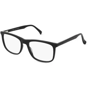 C&S CO. LTD. Fielmann ABC 088 FLEX CL CONRAD Herren-Brille inkl. Gläser Vollrand Quadratisch Acetat-Gestell 55/18/145, Schwarz