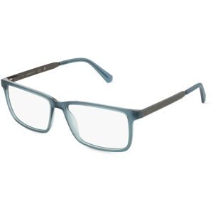 Marcolin Deutschland GmbH Gant GA3216 Unisex-Brille inkl. Gläser Vollrand Quadratisch Metall-Gestell 54/15/145, Blau