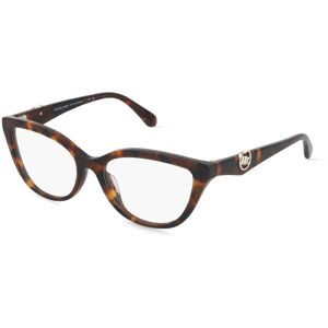 Luxottica Fashion Brillen Vertriebs GmbH Michael Kors 0MK4164U BELLANO Damen-Brille inkl. Gläser Vollrand Cat Eye Acetat-Gestell 54/17/140, Havanna