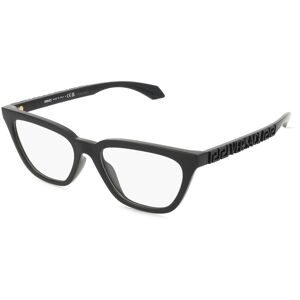 Luxottica Fashion Brillen Vertriebs GmbH Versace 0VE3352U Damen-Brille inkl. Gläser Vollrand Cat Eye Kunststoff-Gestell 53/17/140, Schwarz