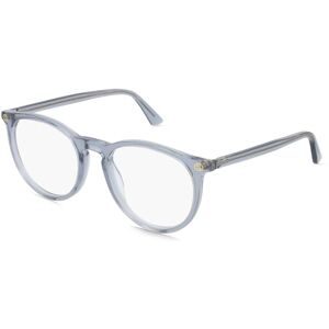 Kering Eyewear Spa Gucci GG0027O Damen-Brille inkl. Gläser Vollrand Rund Acetat-Gestell 50/20/140, Grau