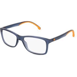 Safilo GmbH Carrera 8880 Unisex-Brille inkl. Gläser Vollrand Quadratisch Kunststoff-Gestell 54/17/145, Blau
