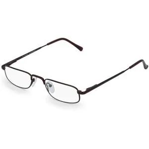 Suncute Industries Co., Ltd. Fielmann MC 254 FLEX TR Herren-Brille inkl. Gläser Vollrand Halb Metall-Gestell 49/21/145, Braun