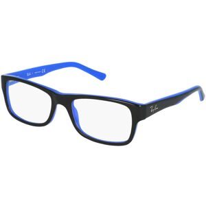 Luxottica Fashion Brillen Vertriebs GmbH Ray-Ban RX5268 Unisex-Brille inkl. Gläser Vollrand Quadratisch Acetat-Gestell 52/17/135, Schwarz