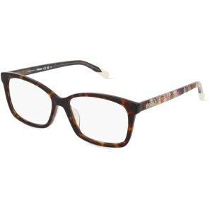 Safilo GmbH Missoni 0150/G Damen-Brille inkl. Gläser Vollrand Quadratisch Acetat-Gestell 54/15/145, Havanna