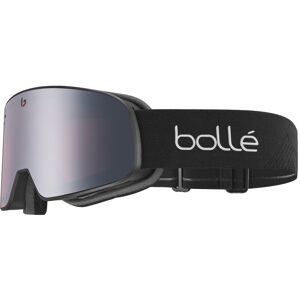 Seaport-OLDM Bollé NEVADA SMALL Unisex-Skibrille Vollrand Monoscheibe Kunststoff-Gestell, Schwarz